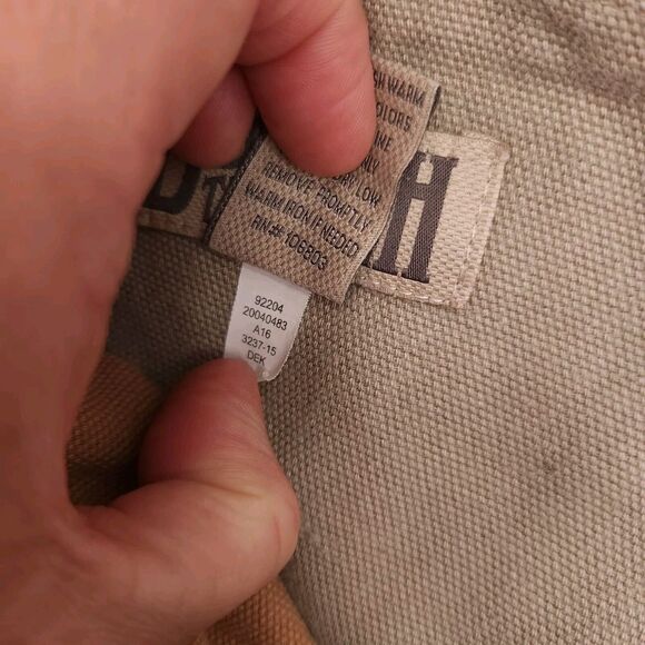 Duluth Trading Co Mens Cargo Pants 36x28 Tan Heavy Duty Workwear Outdoor - Picture 7 of 8